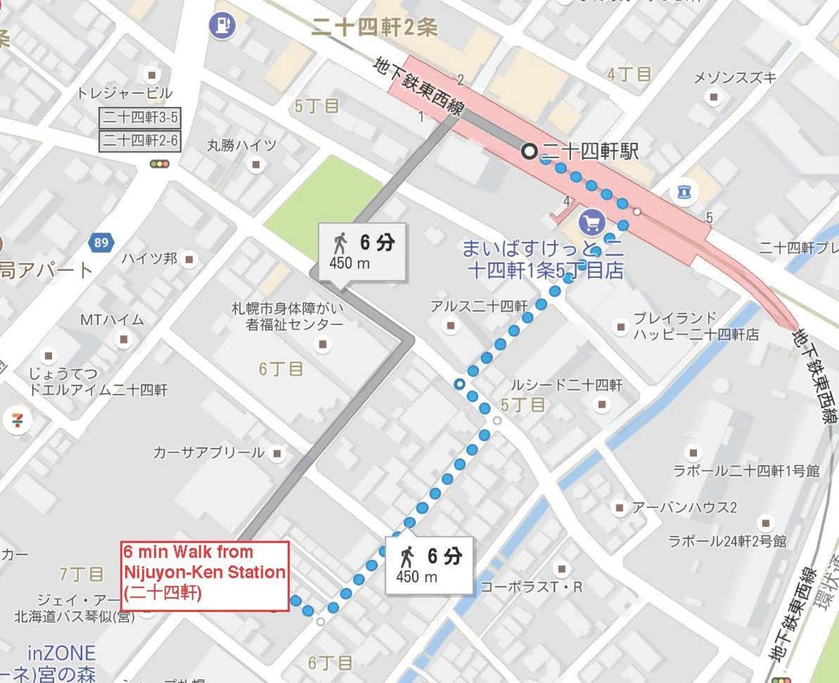 Hdo 24Ken Villa Sapporo Exteriör bild